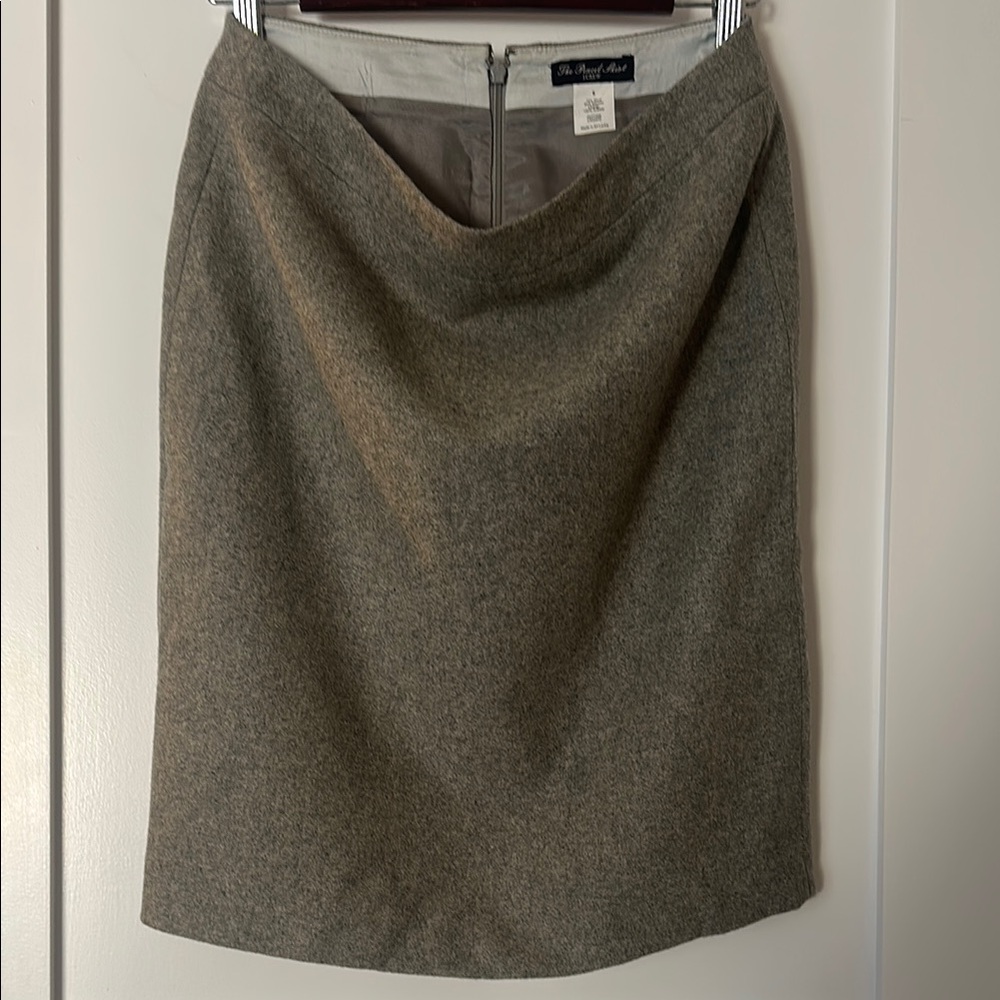 J. Crew Gray Pencil Skirt Knee-length for Work